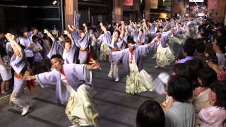 第61回よさこい祭り本祭1日目(2014/8/10)「倭乃國～よさこい連「わ」～」