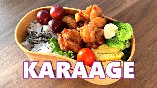 Crispy and Juicy Karaage 🌸 Japanese Fried Chicken / Bento Box lunch ideas