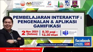 Rakaman Program Pembelajaran Interaktif: Pengenalan Dan Applikasi Gamifikasi