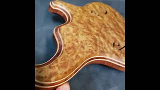 Golden Camphor Semi-Hollow Falcon taking shape!