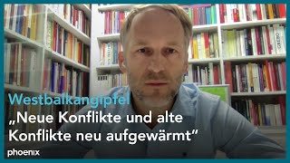 Vedran Džihić (Balkan-Experte) mit einer Einordnung zum Westbalkangipfel am 16.10.23