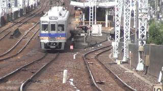 南海高野線　6300系4連　各停なんば行き　新今宮発車