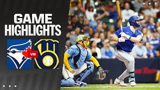 Blue Jays vs. Brewers Game Highlights (6/11/24) | MLB Highlights