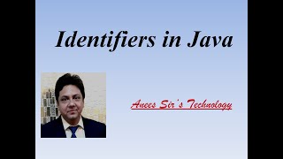 Identifiers In Java