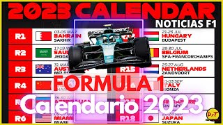 Calendario F1 2023 | Formula 1 temporada 2023 | DxT Deportes