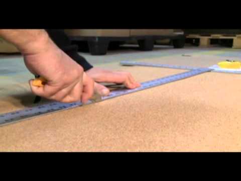 How to install a cork roll on a wall. How to install a cork roll on a wall.