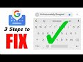 HOW TO SOLVE GBOARD KEEPS STOPPING BUG | 2 SOLUTION TO FIX G BOARD