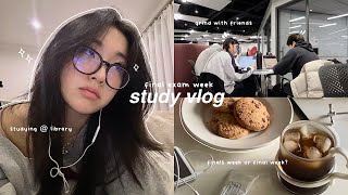 3AM Study Vlog 💤: 52 hours of studying (no sleep), finals cramming, crashing out with friends