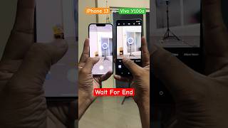 iPhone 13 vs Vivo y100a camera comparison 🥸 #shortsfeed #shorts #iphone #vivo