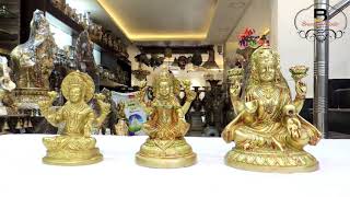 Brass Laxmi ji 6 to 8 Inch Small Statue Idol Collection || Brass Goddess Lakshmi Statue