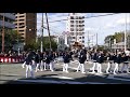 堺市だんじり祭り　深井地区だんじり　深井駅前連合パレード　深井清水町（２０１８年１０月７日）－１