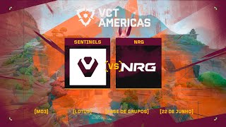 Sentinels x NRG (Mapa 1: Lotus) | VCT Americas