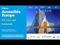 Accessible Europe 2021: ICTs for All Day 3