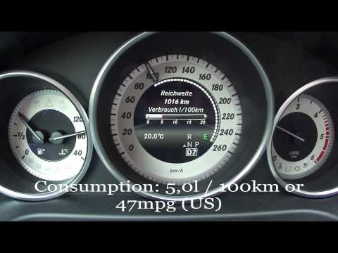 Mercedes C63 Amg Fuel Consumption At 80 100 120 140 Kmh