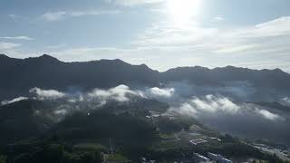 上生坂上空からの風景