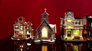 Comparing Lemax Buildings to Dept. 56 New England, Dickens, Snow Village and Christmas in the City.