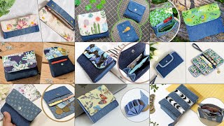 9 DIY Denim and Printed Fabric Wallets and Purses | Old Jeans Ideas | Compilation | Upcycle Crafts