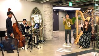 某企業Christmas PARTY【Welcome Music】抜粋SAX, HARP, W.BASS, DRUMS［JAZZ］