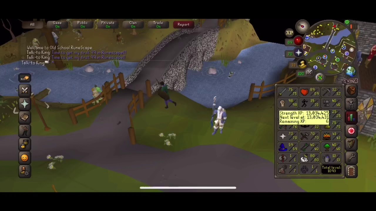 FIRST 99 OLD SCHOOL RUNESCAPE!!!!! - YouTube