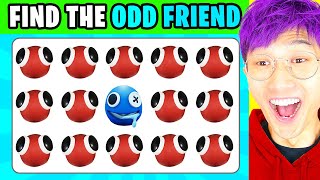 Can You SPOT THE DIFFERENCE!? (RAINBOW FRIENDS vs LANKYBOX!)