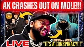 🔴Akademiks CRASHES On Drake MOLE!|Drake Paid 150K!|King Combs DISSES 50 Cent!|LIVE REACTION! 😳