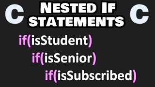 Nested if statements are easy! 🎟️