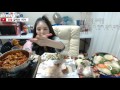 우앙tv 닭발 잘먹는 여자 어떻습니까 1분편집영상 eating show mukbang korea food chicken feet