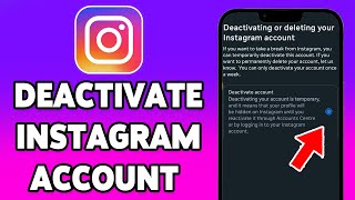 How To Deactivate Instagram Account 2025 | Temporarily Disable Your Instagram Account