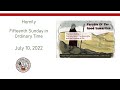 Homily Fifteenth Sunday in Ordinary Time - July 10, 2022