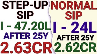 SMART SIP VS NORMAL SIP VS STEP UP SIP|IS STEP UP SIP BETTER THAN NORMAL SIP|HOW TO GET MORE RETURN