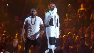 Usher feat Chris Brown at iHeart 2014