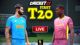India vs West Indies 1st T20 Match - Cricket 22 Live - RtxVivek