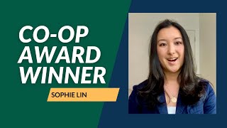 Sophie Lin - 2024 Co-op Award Winner