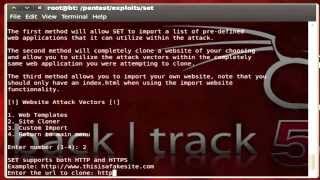SET java Applet Attack