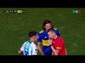 Cavani y Rojas fueron amonestados tras una tangana - Racing vs. Boca - Libertadores 2023