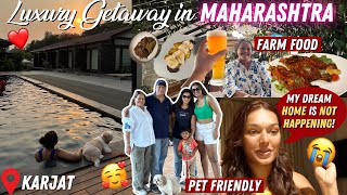 Ghar Abhi tak nahi bana 💔 Luxury Family Weekend Getaway PET FRIENDLY in Maharash