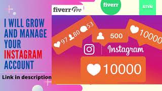I will grow and manage your instagram account