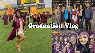 College Graduation Vlog | ASU, W. P. Carey, Barrett, and Hispanic Convocation | summa cum laude