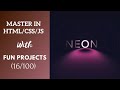 16-Blinking Neon Text Effect | Master in html/css/js with Fun Projects (16/100)-@codewithtoufeeq