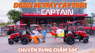 Dòng xe nhỏ gọn CapTain nhập khẩu ấn độ mang động cơ mitsubitshi thích hợp làm vườn làm rẩy chăm sóc