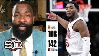 Cavaliers are legit title contenders! - ESPN hypes Cavs def. Knicks 142-105, Donovan Mitchell 27 Pts