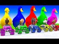 5 Giant 5 Giant Duck Cartoon,Cow,Mammoth,Goat,Duck,Lion Paint Wild Animals Crossing Fountain Animati