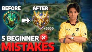 Stop Playing Like a Noob! 5 Mistakes Beginners Make in Mobile Legends