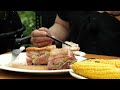 bbq weber で焼く 豚もも肉の わさび まみれロースト 罰ゲーム級なのに めっちゃ旨だった ぷりっぷり絶品豚ロースト