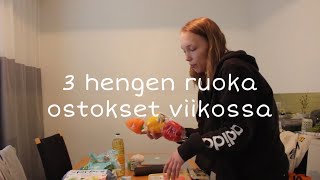 Meidän viikon ruoka ostokset