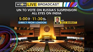 WION Live Broadcast | UN to vote on suspending Russia from rights council | Direct from London