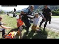 tour de france climate protesters stop 10th stage of race