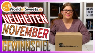 Neue Naschereien GEWINNEN - Neuheiten Box November 2023 - World Of Sweets Unboxing