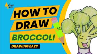 How to Draw a Broccoli | Easy Drawing Tutorial for Kids | Drawing Eazy