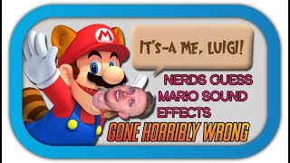 Nerds Guess Mario Sound Effects *GONE WRONG*